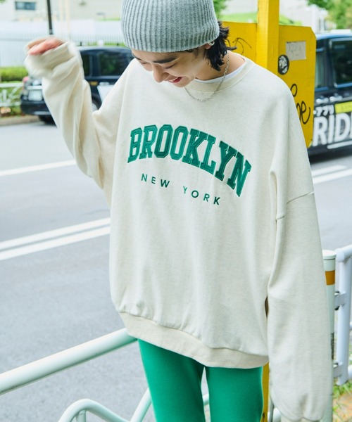 Auntie Rosa Holiday（アンティローザホリデー）の「刺繍ロゴスウェットプルオーバー（スウェット・レディース・ナチュラル/グレー/ネイビー・FREE）」の16枚目の写真