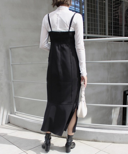 MLI'A（エムリア）の「チュールシアー長袖トップス（Tシャツ/カットソー・レディース・オフホワイト/ホワイト系5/ブラック系5/ブラック/ブラウン/グレー系7・M）」の22枚目の写真