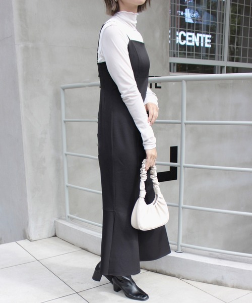 MLI'A（エムリア）の「チュールシアー長袖トップス（Tシャツ/カットソー・レディース・オフホワイト/ホワイト系5/ブラック系5/ブラック/ブラウン/グレー系7・M）」の12枚目の写真