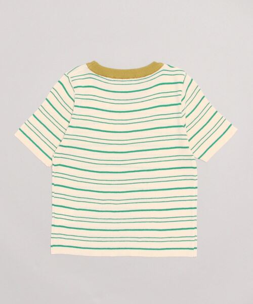 Flugge（フラッジー）の「crew neck border knit/クルーネックボーダーニット（ニット/セーター・レディース・グリーン/ブラック×グリーン・FREE）」の3枚目の写真
