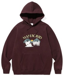 『mahagrid/マハグリッド』SAMOYED HOODIE/サモエード プルオーバーパーカー