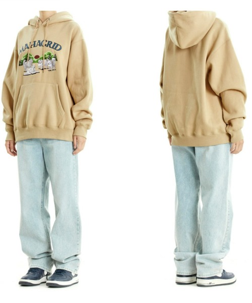 MAHAGRID(マハグリッド)の「『mahagrid/マハグリッド』SAMOYED HOODIE/サモエード プルオーバーパーカー(パーカー・メンズ・ベージュ/ライトグレー/バーガンディー・S/L/M)」の17枚目の写真