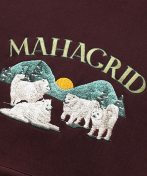 MAHAGRID(マハグリッド)の「『mahagrid/マハグリッド』SAMOYED HOODIE/サモエード プルオーバーパーカー(パーカー・メンズ・ベージュ/ライトグレー/バーガンディー・S/L/M)」の21枚目の写真
