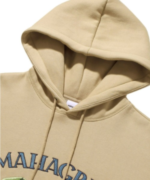MAHAGRID(マハグリッド)の「『mahagrid/マハグリッド』SAMOYED HOODIE/サモエード プルオーバーパーカー(パーカー・メンズ・ベージュ/ライトグレー/バーガンディー・S/L/M)」の13枚目の写真