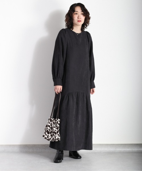 cepo(セポ)の「アーチティアードワンピース(ワンピース・レディース・ブラック/ベージュ/グリーン・M)」の20枚目の写真