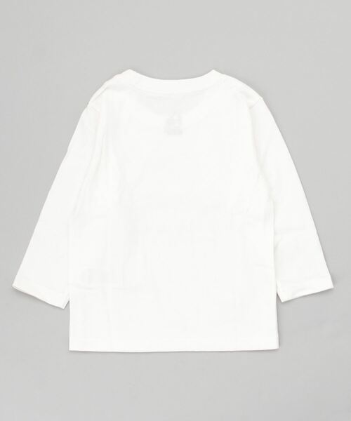 CHUMS(チャムス)の「チャムス CHUMS Kids Booby Face L/S T-Shirt(Tシャツ/カットソー・キッズ・ホワイト・J/XO/J/L/J/S/J/M)」の2枚目の写真