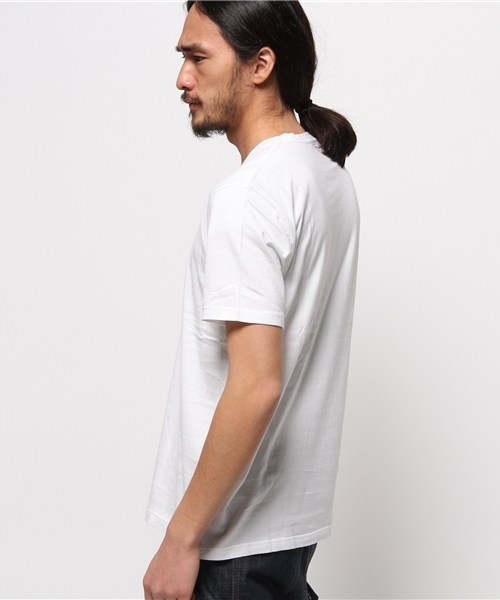 417 EDIFICE（フォーワンセブンエディフィス）の「◇シリコンウォッシュ ピマテンジクVネック S/S（Tシャツ/カットソー・メンズ・ブラック/チャコールグレー/ホワイト/カーキ/ネイビー/ブルー・SMALL/MEDIUM/LARGE）」の12枚目の写真