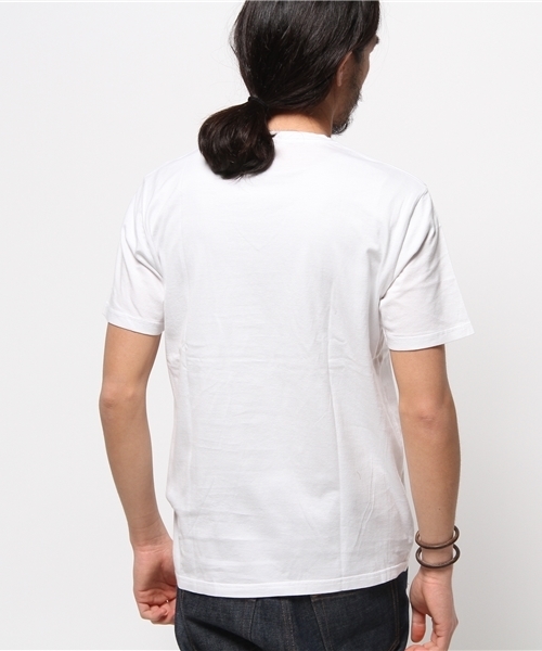 417 EDIFICE（フォーワンセブンエディフィス）の「◇シリコンウォッシュ ピマテンジクVネック S/S（Tシャツ/カットソー・メンズ・ブラック/チャコールグレー/ホワイト/カーキ/ネイビー/ブルー・SMALL/MEDIUM/LARGE）」の7枚目の写真