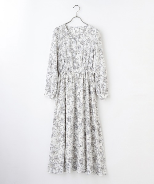 Honeys（ハニーズ）の「パール釦使いワンピース（ワンピース・レディース・ブラック/ブルー系その他/ピンク系その他/グリーン系その他/ホワイト系その他/ブルー系その他2・M/L/LL/S）」の21枚目の写真