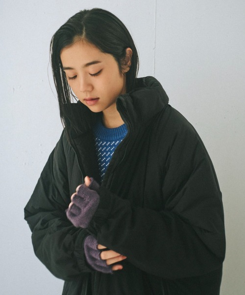 WHIMSIC(ウィムジック)の「【UNISEX/サイズ展開あり】USMCパディングジャケット(ダウンジャケット/コート・メンズ・モカ/ブラック・1/2)」の4枚目の写真