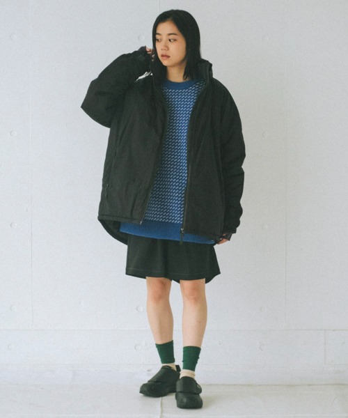WHIMSIC(ウィムジック)の「【UNISEX/サイズ展開あり】USMCパディングジャケット(ダウンジャケット/コート・メンズ・モカ/ブラック・1/2)」の9枚目の写真