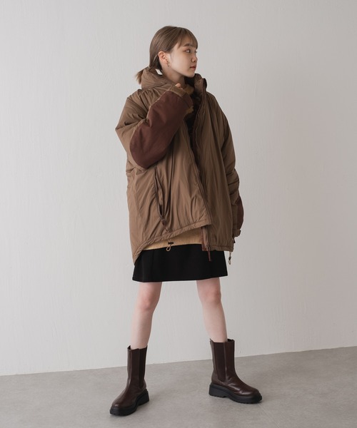 WHIMSIC(ウィムジック)の「【UNISEX/サイズ展開あり】USMCパディングジャケット(ダウンジャケット/コート・メンズ・モカ/ブラック・1/2)」の21枚目の写真