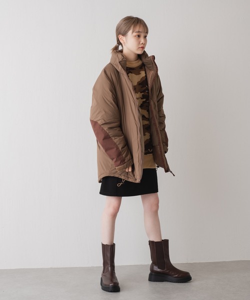 WHIMSIC(ウィムジック)の「【UNISEX/サイズ展開あり】USMCパディングジャケット(ダウンジャケット/コート・メンズ・モカ/ブラック・1/2)」の22枚目の写真