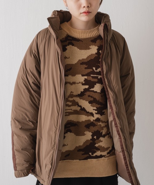 WHIMSIC(ウィムジック)の「【UNISEX/サイズ展開あり】USMCパディングジャケット(ダウンジャケット/コート・メンズ・モカ/ブラック・1/2)」の18枚目の写真