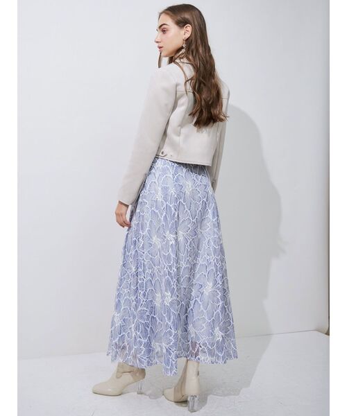 MERCURYDUO（マーキュリーデュオ）の「フェイクスエードコンパクトライダースジャケット（ライダースジャケット・レディース・ベビーピンク/ベージュ・FREE）」の9枚目の写真