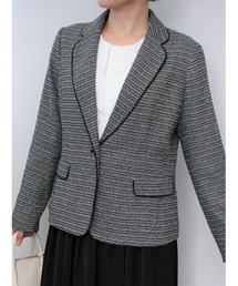 MB mint breeze（エムビーミントブリーズ）の「【L～5L 大きいサイズ】【セレモニー】 ツィード テーラード ジャケット（テーラードジャケット）」