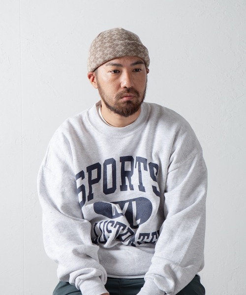 RACAL(ラカル)の「Argyle Check Roll Knit Cap / アーガイルチェックロールニットキャップ(ニットキャップ/ビーニー・メンズ・ブラック/グリーン/パープル/ベージュ・FREE)」の7枚目の写真