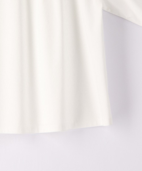 ROPE' PICNIC(ロペピクニック)の「【KIDS】入卒式にも/スタンドフリルシャーリングブラウス(シャツ/ブラウス・キッズ・オフホワイト・110/120/130/140/150)」の6枚目の写真