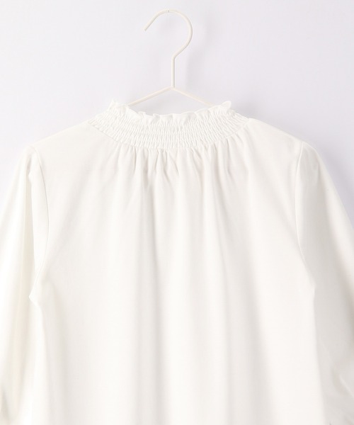 ROPE' PICNIC(ロペピクニック)の「【KIDS】入卒式にも/スタンドフリルシャーリングブラウス(シャツ/ブラウス・キッズ・オフホワイト・110/120/130/140/150)」の16枚目の写真