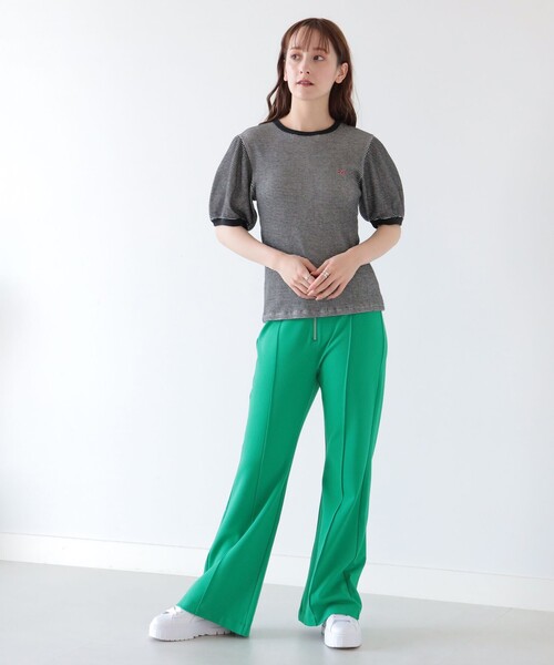 Ray BEAMS(レイビームス)の「【WEB限定】Lee / ワッフル リンガー Tシャツ(Tシャツ/カットソー・レディース・ブラック/レッド・MEDIUM)」の3枚目の写真