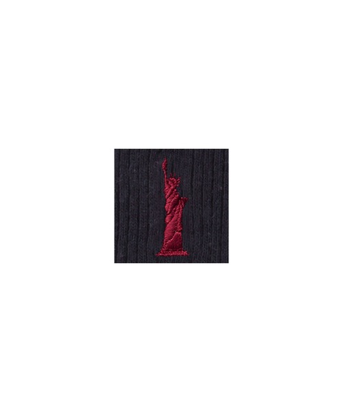 EASTBOY(イーストボーイ)の「ソックス 両面刺繍 13cm丈 スクール 靴下 中学生 高校生(ソックス/靴下・キッズ・ブラック×レッド/ホワイト×ピンク/ホワイト×ブルー/ブラック×ブルー/ネイビー系/ネイビー系2/ブラック×ピンク/ネイビー系1/ホワイト×ネイビー・F)」の13枚目の写真