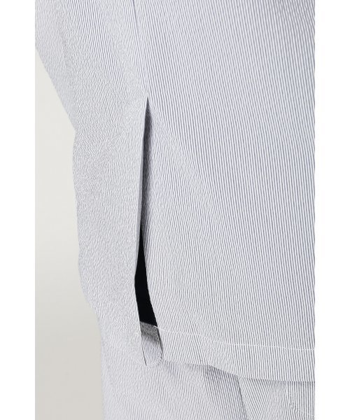 ivory court（アイボリーコート）の「◆ストライプサッカー 3ボタンジャケット（テーラードジャケット・メンズ・ブルー系その他/ネイビー・36/38/40）」の16枚目の写真