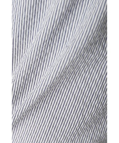 ivory court（アイボリーコート）の「◆ストライプサッカー 3ボタンジャケット（テーラードジャケット・メンズ・ブルー系その他/ネイビー・36/38/40）」の8枚目の写真