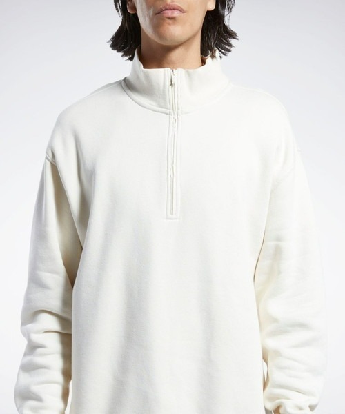 Reebok(リーボック)の「クラシック 1/4 ジップ / CL ND 1/4 ZIP(スウェット・メンズ・イエロー/オフホワイト/アッシュブラウン・OT/J/O/XXX-LARGE/XX-LARGE/SMALL/MEDIUM/X-SMALL/LARGE/X-LARGE)」の6枚目の写真