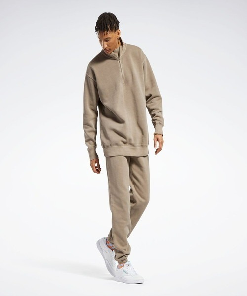 Reebok(リーボック)の「クラシック 1/4 ジップ / CL ND 1/4 ZIP(スウェット・メンズ・イエロー/オフホワイト/アッシュブラウン・OT/J/O/XXX-LARGE/XX-LARGE/SMALL/MEDIUM/X-SMALL/LARGE/X-LARGE)」の10枚目の写真