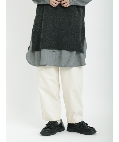 Samansa Mos2（サマンサ モスモス）の「柄アソートテーパードパンツ（その他パンツ・レディース・ブラック/グリーン/モカ/チャコール/キナリ・ﾌﾘ-）」の2枚目の写真