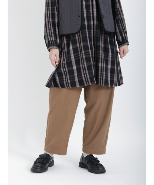 Samansa Mos2（サマンサ モスモス）の「柄アソートテーパードパンツ（その他パンツ・レディース・ブラック/グリーン/モカ/チャコール/キナリ・ﾌﾘ-）」の5枚目の写真