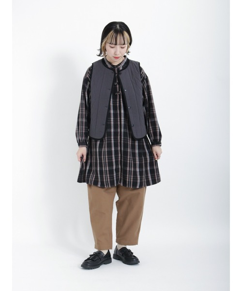 Samansa Mos2（サマンサ モスモス）の「柄アソートテーパードパンツ（その他パンツ・レディース・ブラック/グリーン/モカ/チャコール/キナリ・ﾌﾘ-）」の17枚目の写真