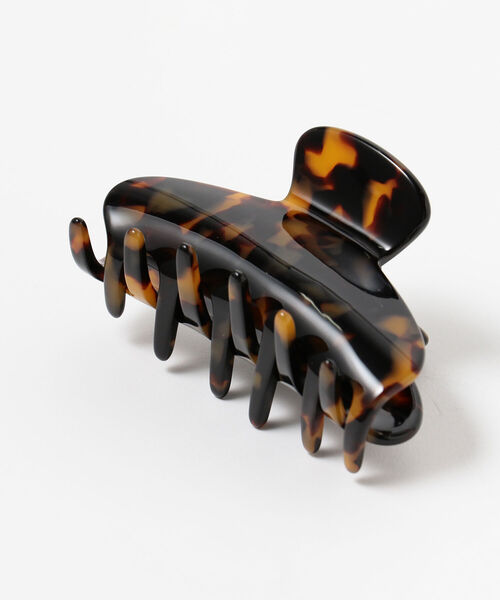 Demi-Luxe BEAMS（デミルクス ビームス）の「Demi-Luxe BEAMS / べっこう柄 ミディアムクリップ（その他ヘアアクセサリー・レディース・ブラウン・ONE SIZE）」の3枚目の写真