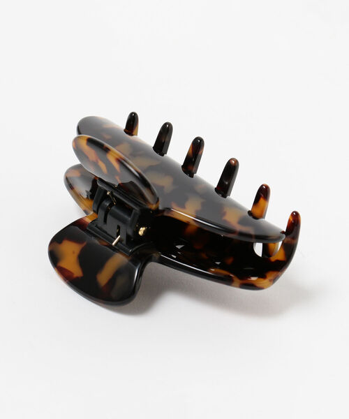 Demi-Luxe BEAMS（デミルクス ビームス）の「Demi-Luxe BEAMS / べっこう柄 ミディアムクリップ（その他ヘアアクセサリー・レディース・ブラウン・ONE SIZE）」の4枚目の写真