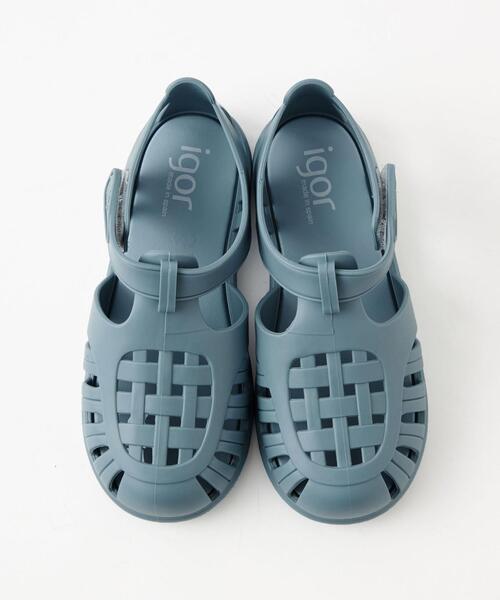 igor（イゴール）の「＜igor＞ TOBBY 14-18cm（サンダル・キッズ・オフホワイト/ベージュ/ピンク/コバルトブルー・14cm/15cm/16cm/17cm/18cm）」の3枚目の写真