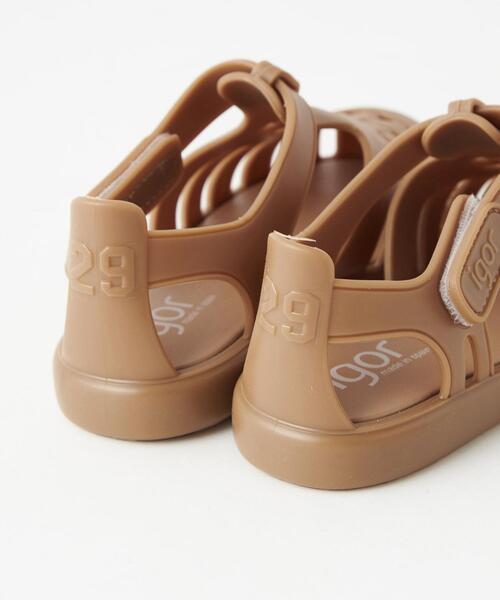 igor（イゴール）の「＜igor＞ TOBBY 14-18cm（サンダル・キッズ・オフホワイト/ベージュ/ピンク/コバルトブルー・14cm/15cm/16cm/17cm/18cm）」の5枚目の写真