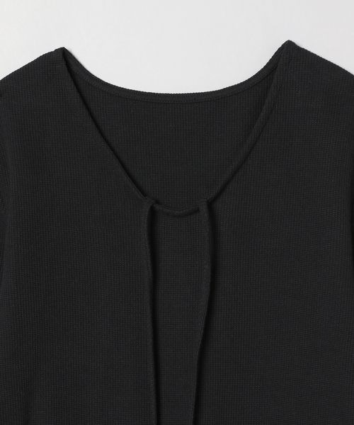 JEANASIS（ジーナシス）の「サーマルネックストリングTEE/189191（Tシャツ/カットソー・レディース・オレンジ/ブラック/ホワイト・FREE）」の11枚目の写真