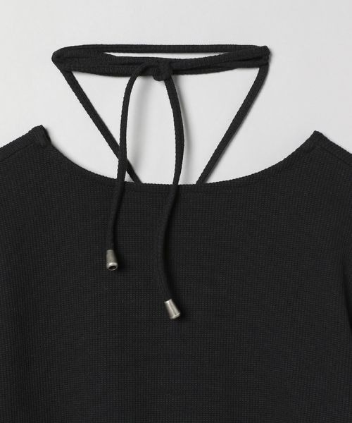 JEANASIS（ジーナシス）の「サーマルネックストリングTEE/189191（Tシャツ/カットソー・レディース・オレンジ/ブラック/ホワイト・FREE）」の15枚目の写真