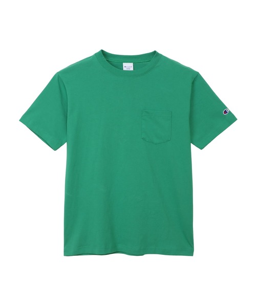 Champion(チャンピオン)の「【Champion/チャンピオン】メンズ ベーシック ショートスリーブポケットTシャツ(Tシャツ/カットソー・メンズ・ブラック/オレンジ系1/ネイビー/スモーキーグリーン系1/グレー/ホワイト/オレンジ系その他7/ピーコックグリーン系/オートミール/ベージュ系その他3/スカイブルー/その他21/グリーン・MEDIUM/LARGE/X-LARGE/SMALL)」の6枚目の写真