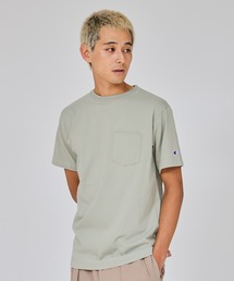 【Champion/チャンピオン】メンズ ベーシック ショートスリーブポケットTシャツ