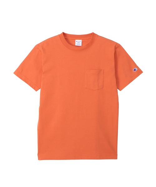 Champion(チャンピオン)の「【Champion/チャンピオン】メンズ ベーシック ショートスリーブポケットTシャツ(Tシャツ/カットソー・メンズ・ブラック/オレンジ系1/ネイビー/スモーキーグリーン系1/グレー/ホワイト/オレンジ系その他7/ピーコックグリーン系/オートミール/ベージュ系その他3/スカイブルー/その他21/グリーン・MEDIUM/LARGE/X-LARGE/SMALL)」の11枚目の写真