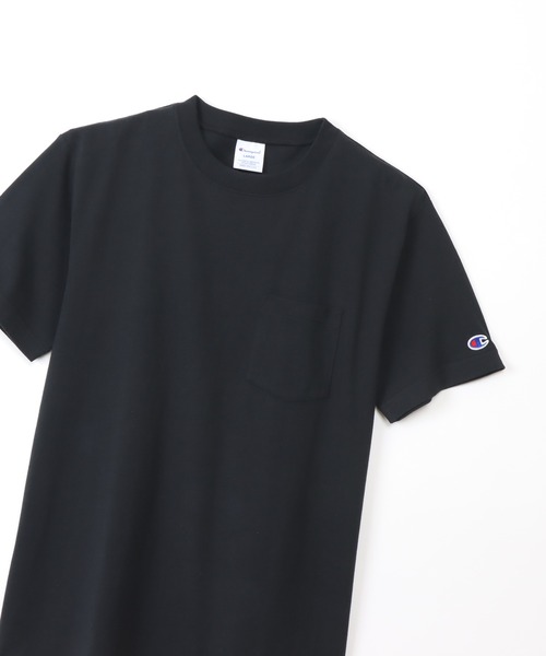 Champion(チャンピオン)の「【Champion/チャンピオン】メンズ ベーシック ショートスリーブポケットTシャツ(Tシャツ/カットソー・メンズ・ブラック/オレンジ系1/ネイビー/スモーキーグリーン系1/グレー/ホワイト/オレンジ系その他7/ピーコックグリーン系/オートミール/ベージュ系その他3/スカイブルー/その他21/グリーン・MEDIUM/LARGE/X-LARGE/SMALL)」の18枚目の写真