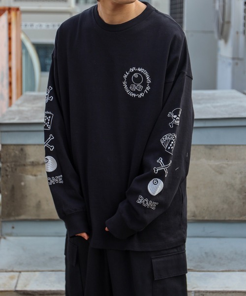 BALR.⭐️長袖Tシャツ ブラック ロゴ シンプル モノトーン 高級感 季節 楽天市場】ディーシー DC ロンT Tシャツ 長袖 メンズ 8 ボール アンド