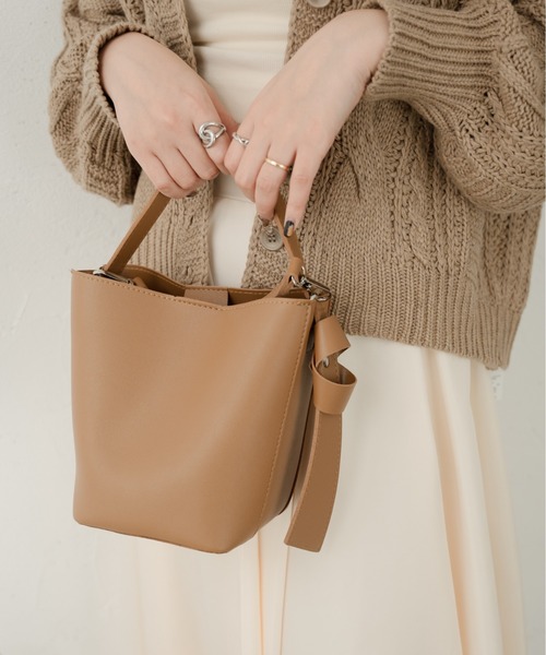 Ambre Ciel(アンブルシエル)の「ポーチ付きショルダーバック/【WEB/EC限定商品】(ショルダーバッグ・レディース・ブラック/モカ・FREE)」の20枚目の写真