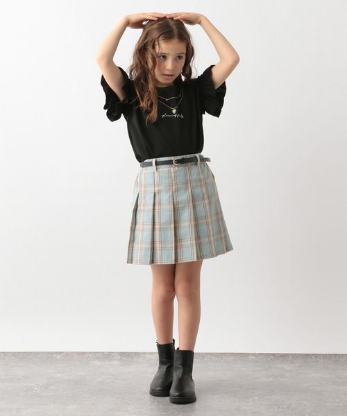 GLOBAL WORK（グローバルワーク）の「ヘビロッTEE／モチーフ半袖/162620（Tシャツ/カットソー・キッズ・パープル/サックスブルー系1/サックスブルー系2/ミント/サックスブルー系/オフホワイト/ブラック/ホワイト系その他2/ネイビー/ダークブルー・100cm/110cm/120cm/130cm/140cm/150cm/160cm）」の16枚目の写真