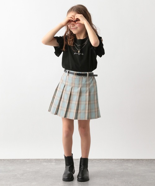 GLOBAL WORK（グローバルワーク）の「ヘビロッTEE／モチーフ半袖/162620（Tシャツ/カットソー・キッズ・パープル/サックスブルー系1/サックスブルー系2/ミント/サックスブルー系/オフホワイト/ブラック/ホワイト系その他2/ネイビー/ダークブルー・100cm/110cm/120cm/130cm/140cm/150cm/160cm）」の15枚目の写真