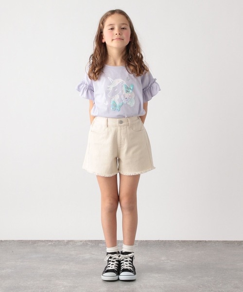 GLOBAL WORK（グローバルワーク）の「ヘビロッTEE／モチーフ半袖/162620（Tシャツ/カットソー・キッズ・パープル/サックスブルー系1/サックスブルー系2/ミント/サックスブルー系/オフホワイト/ブラック/ホワイト系その他2/ネイビー/ダークブルー・100cm/110cm/120cm/130cm/140cm/150cm/160cm）」の17枚目の写真