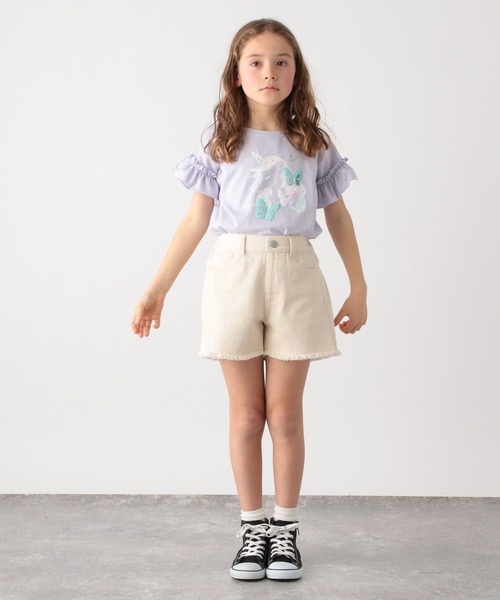 GLOBAL WORK（グローバルワーク）の「ヘビロッTEE／モチーフ半袖/162620（Tシャツ/カットソー・キッズ・パープル/サックスブルー系1/サックスブルー系2/ミント/サックスブルー系/オフホワイト/ブラック/ホワイト系その他2/ネイビー/ダークブルー・100cm/110cm/120cm/130cm/140cm/150cm/160cm）」の11枚目の写真