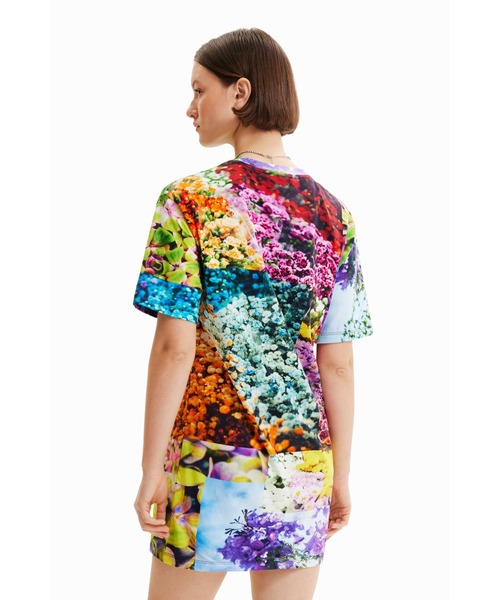 Desigual（デシグアル）の「Desigual x M / mika ninagawa ショートスリーブ ワンピース（ワンピース・レディース・マルチ・S/L/M）」の3枚目の写真