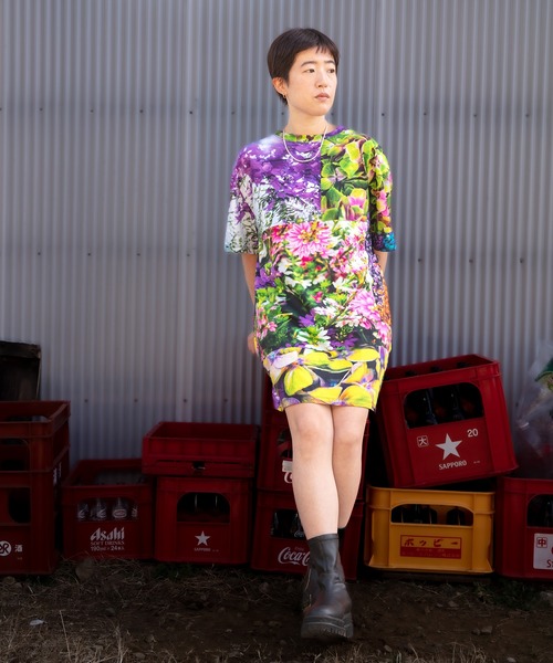 Desigual（デシグアル）の「Desigual x M / mika ninagawa ショートスリーブ ワンピース（ワンピース・レディース・マルチ・S/L/M）」の14枚目の写真